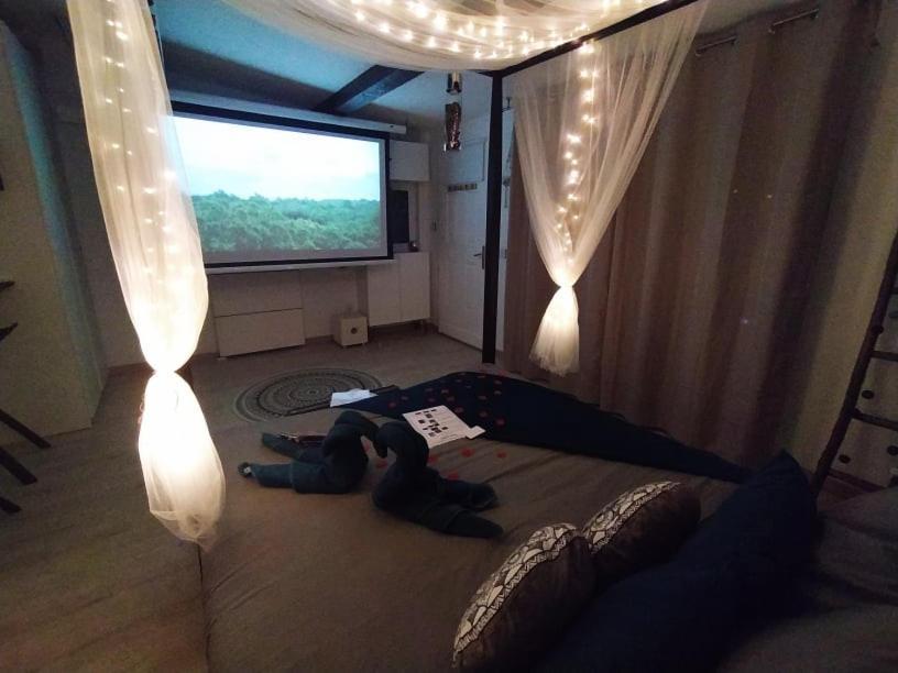 קוז'-לה-פה A L'Oree Des Pins - Gite Et Spa De 30 M2- Home Cinema Et Massage En Sup מראה חיצוני תמונה